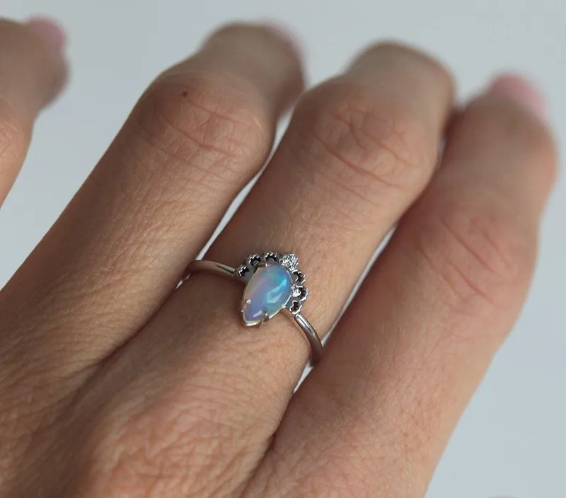 Etta Opal Ring view 5