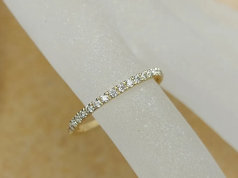 1.8Ct Oval Cut Wedding Set in Yellow Gold , Crushed Ice Oval Bridal Set, Moissanite Oval Cut Bridal Set, Moissanite bridal Set. view 3