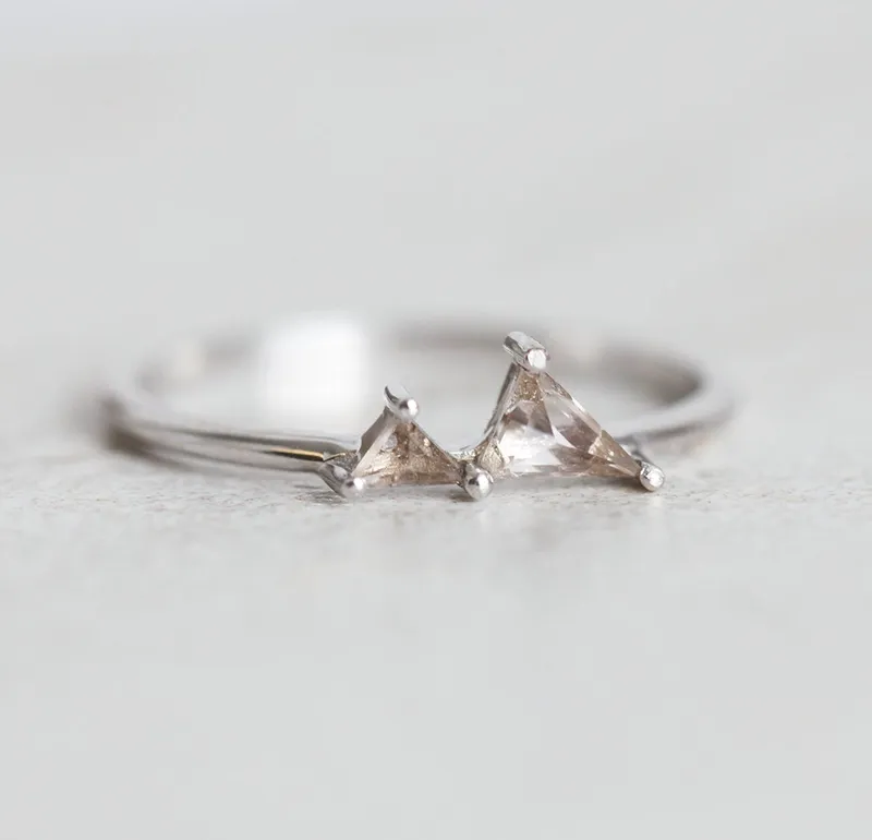 Gemstone Mountain Ring, Mountain Ring Gold view 3
