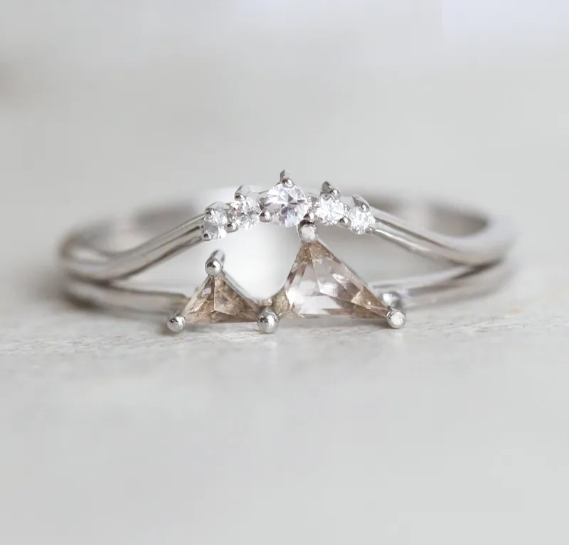 Gemstone Mountain Ring, Mountain Ring Gold view 5
