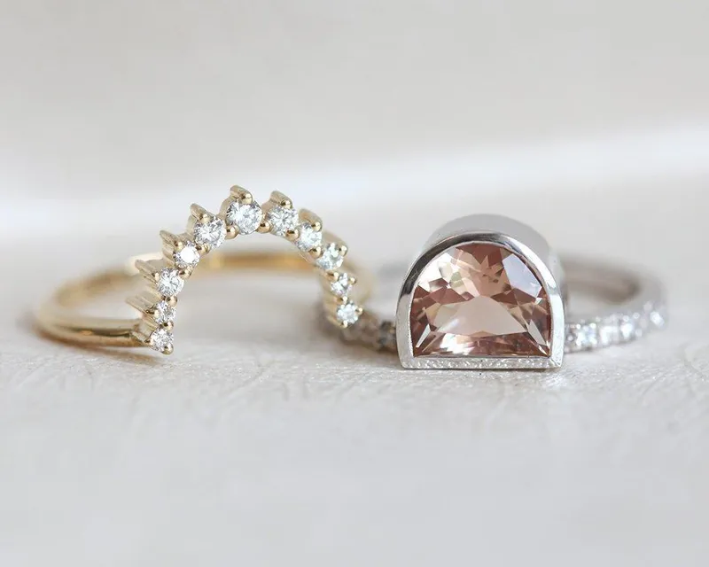 Giada Oregon Sunstone Ring, 14K Gold Ring vy 6