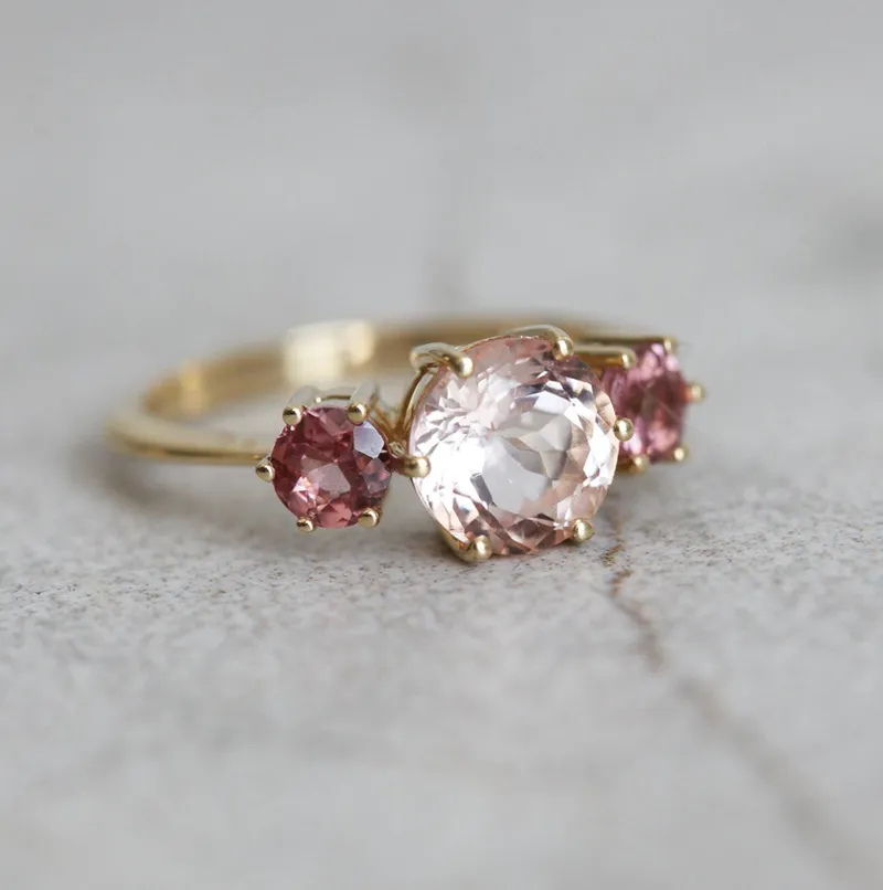 Giovanna Morganite Ring view 2