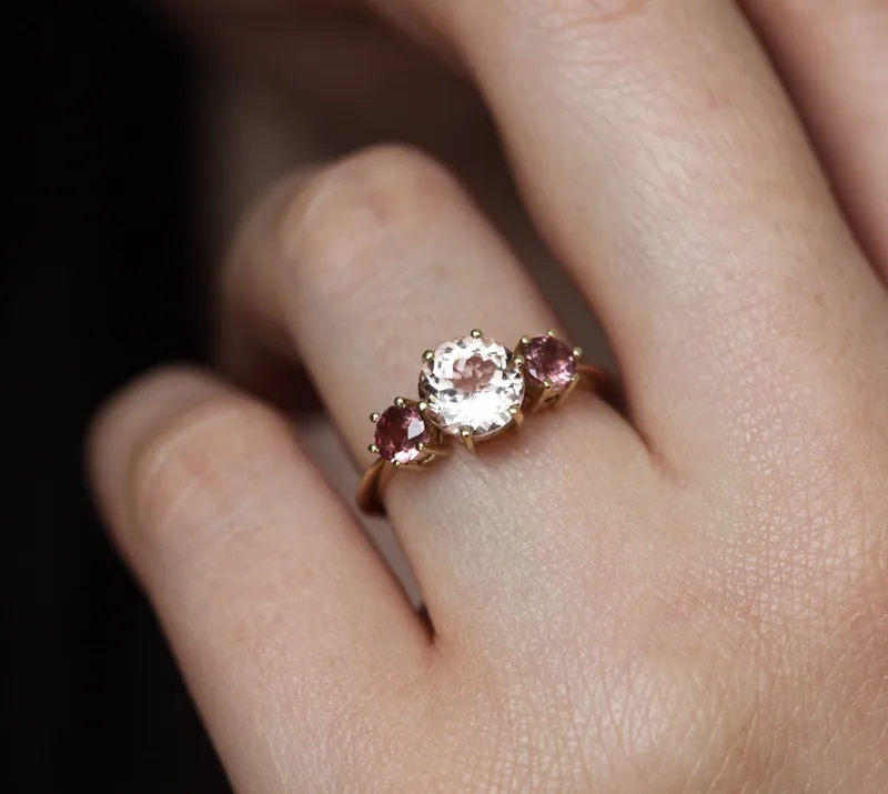 Giovanna Morganite Ring view 4