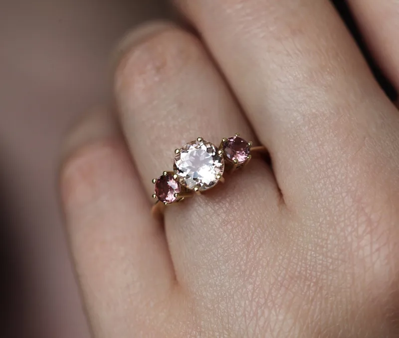 Giovanna Morganite Ring view 5