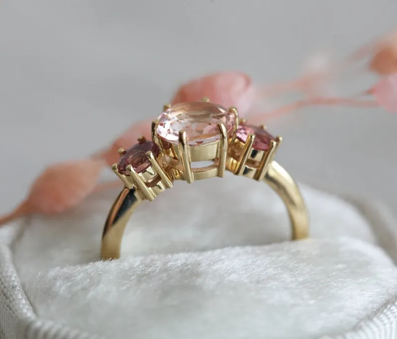 Giovanna Morganite Ring view 6