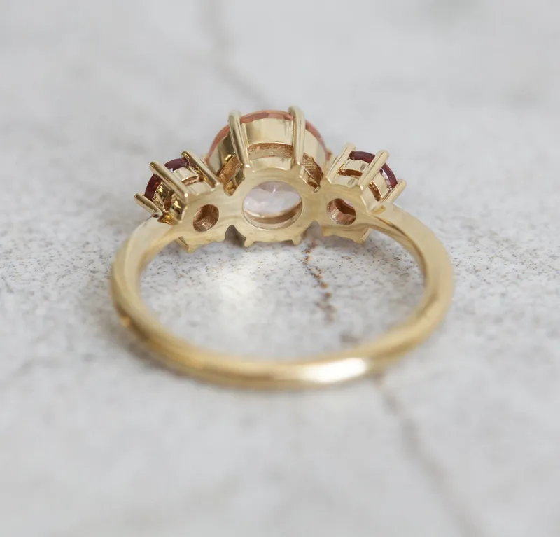 Giovanna Morganite Ring view 7