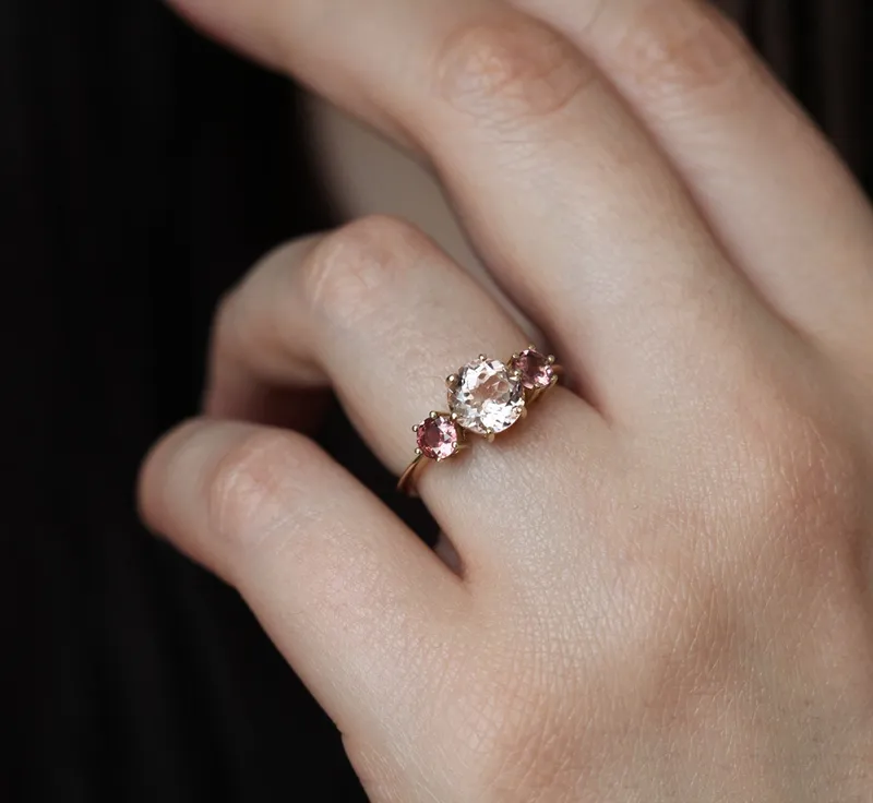 Giovanna Morganite Ring view 9