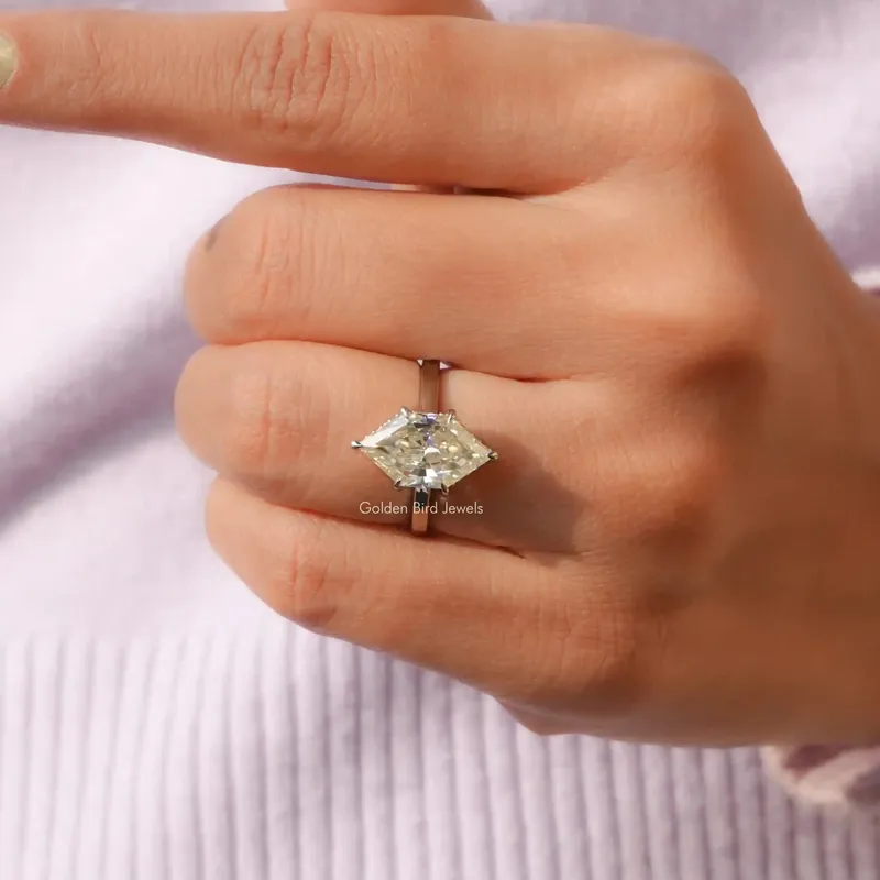Dutch Marquise Cut Hidden Halo Ring view 6