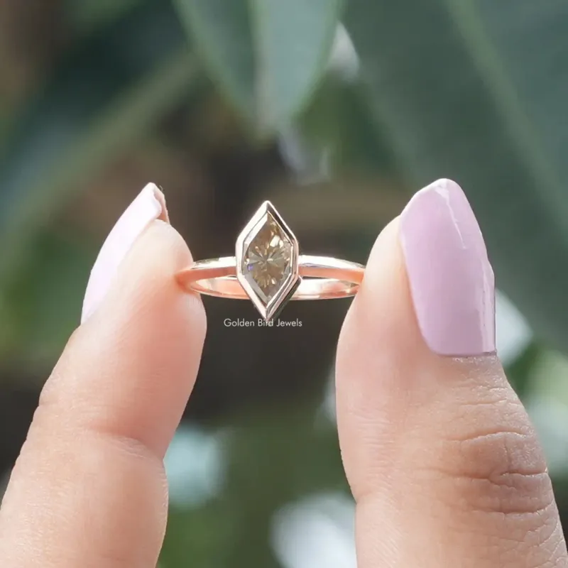 Dutch Marquise Cut Moissanite Solitaire Ring engagement ring