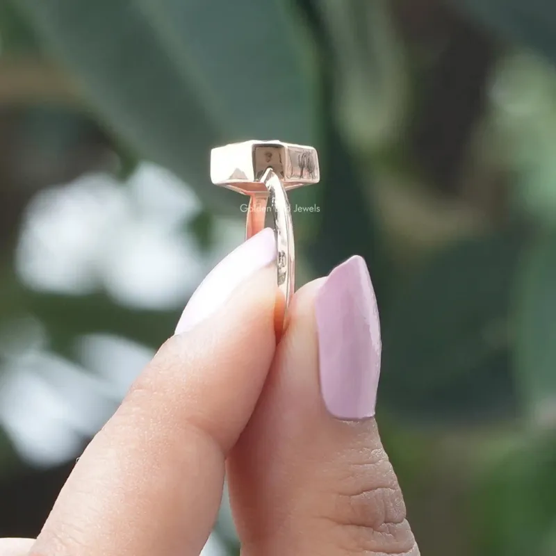 Dutch Marquise Cut Moissanite Solitaire Ring view 7