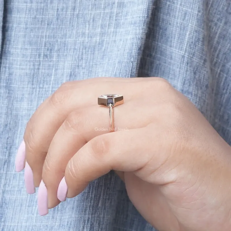 Dutch Marquise Cut Moissanite Solitaire Ring view 6
