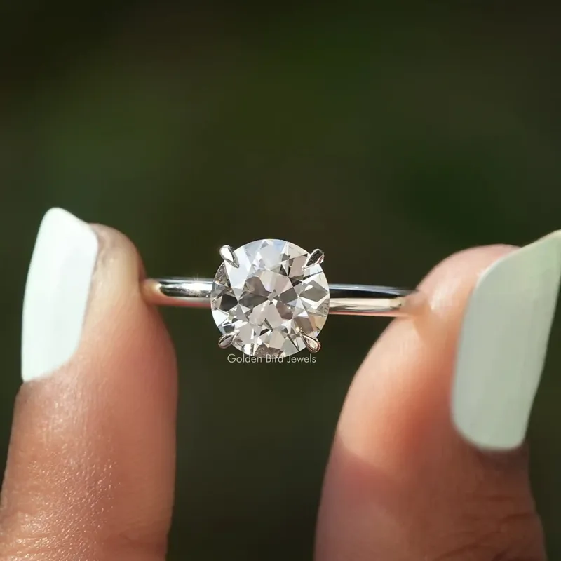 Old European Round Diamond Solitaire Ring engagement ring