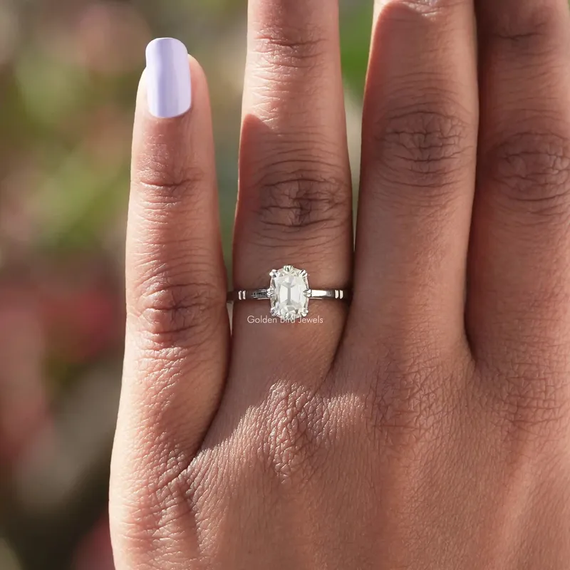 Old Mine Cushion Cut Bridal Ring For Women vy 8