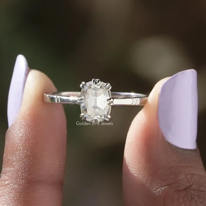 Old Mine Cushion Cut Bridal Ring For Women engagement ring
