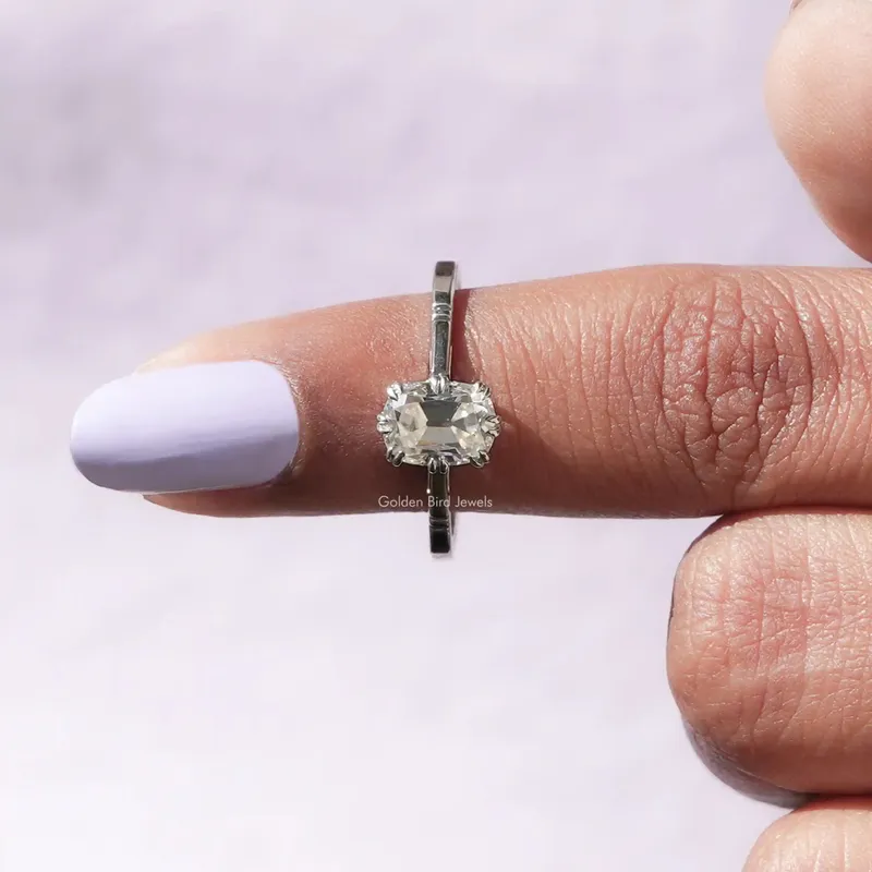 Old Mine Cushion Cut Bridal Ring For Women vy 7