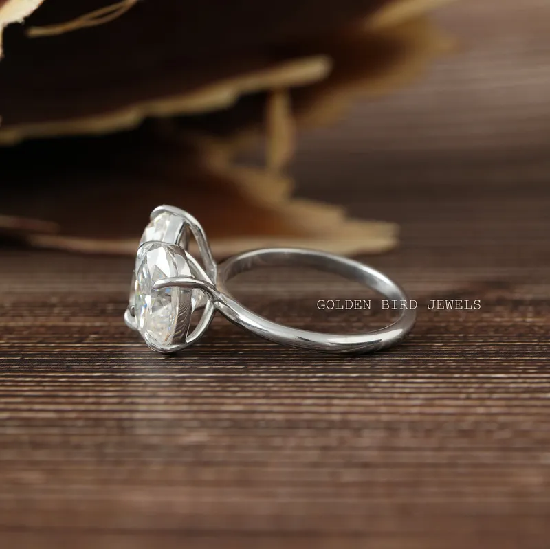 Pear & Oval Cut Moissanite You And Me Ring For Her vy 5