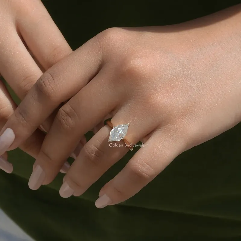 Step Cut Moissanite Dutch Marquise Ring vy 4