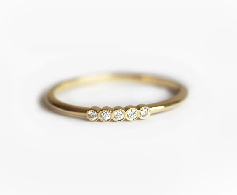 Half Eternity Ring, Five Ring vy 3