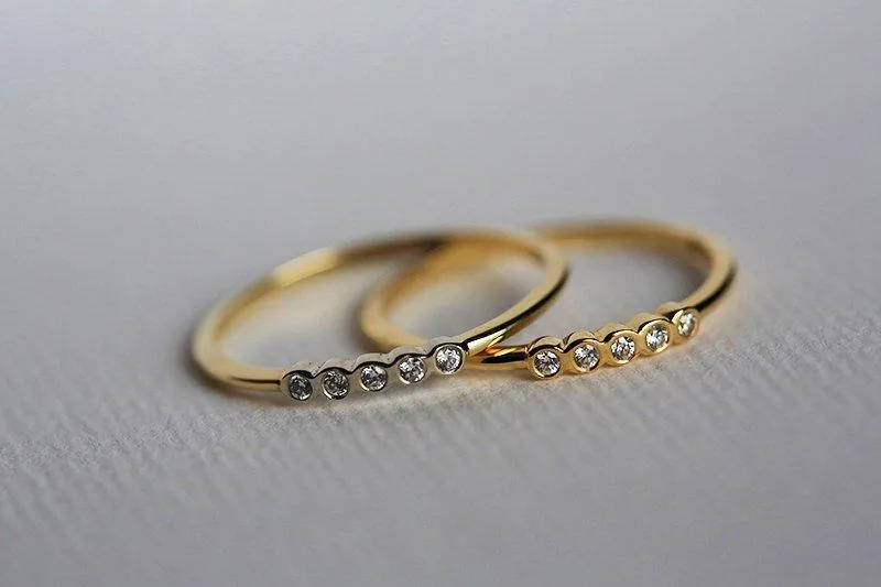 Half Eternity Ring, Five Ring vy 5