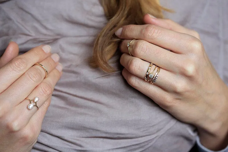 Half Eternity Diamond Ring, Half Eternity Band view 3