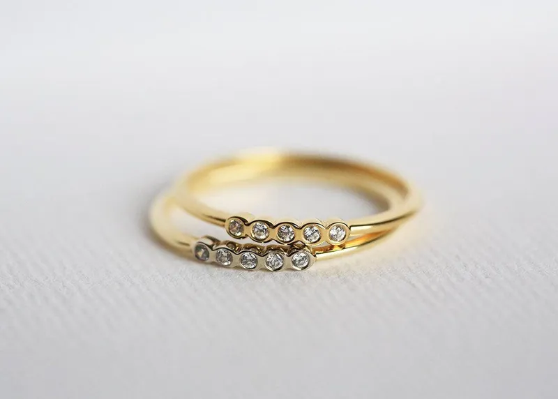 Half Eternity Diamond Ring, Half Eternity Band view 5