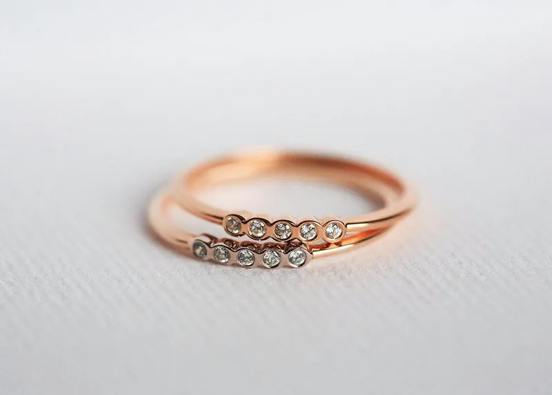Half Eternity Diamond Ring, Half Eternity Band view 6