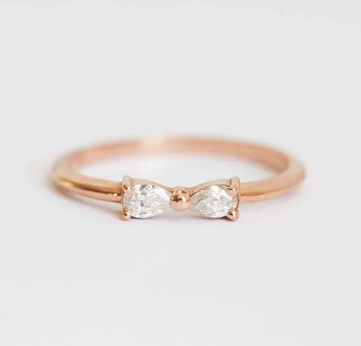 Infinity Ring, Infinity Diamond Ring diamond pear cut engagement ring