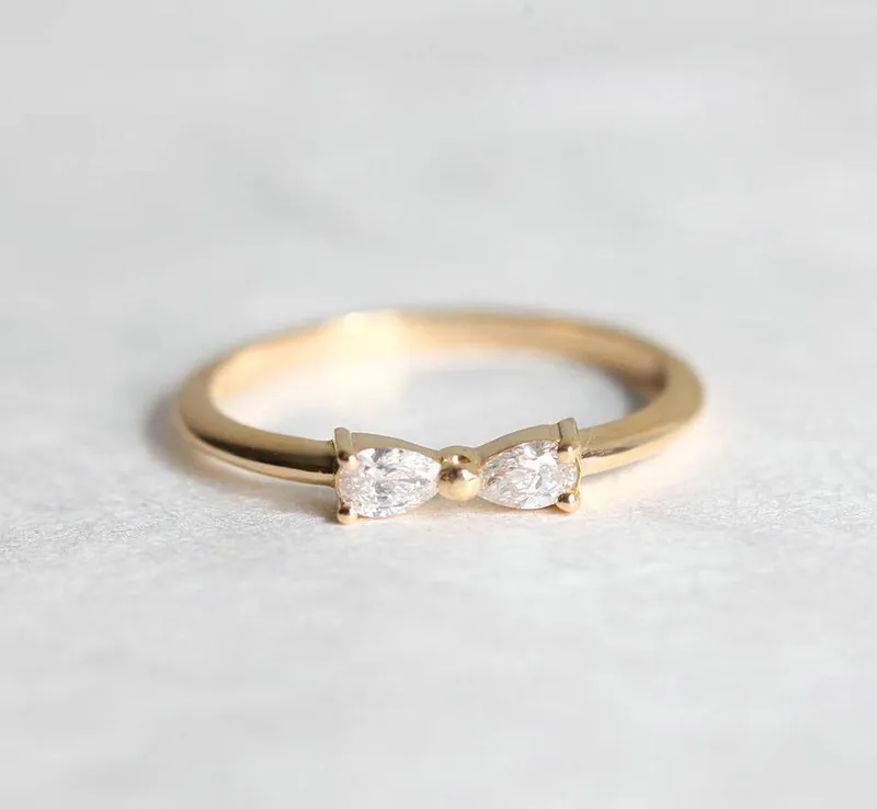 Infinity Ring, Infinity Diamond Ring view 7