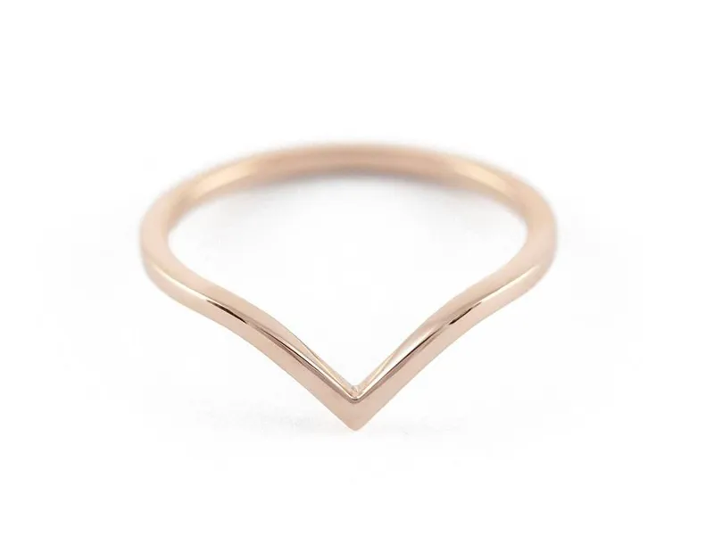 Ivona Marquise Diamond Ring With Matching Diamond Chevron Band view 7
