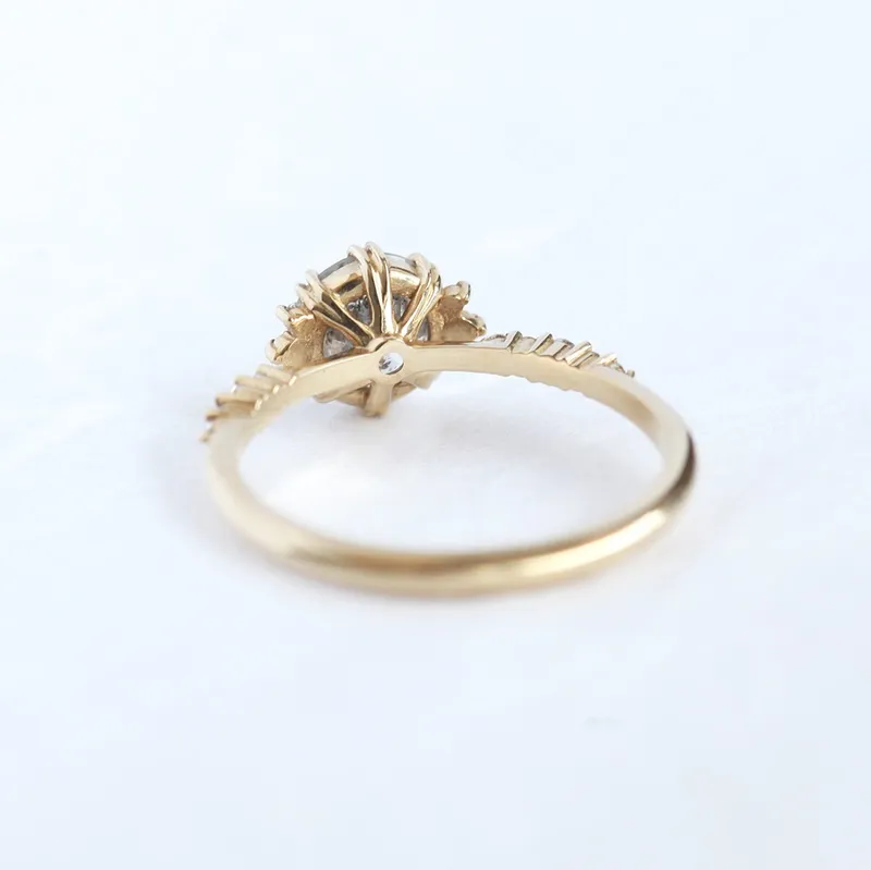 JASMINE ROUND DIAMOND CLUSTER RING vy 4