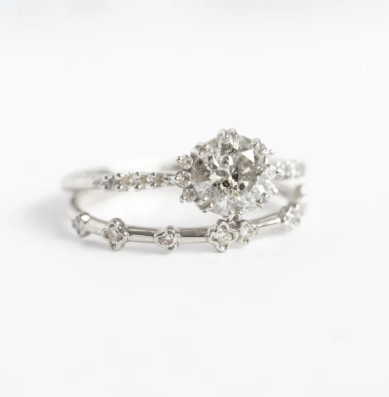 JASMINE ROUND DIAMOND CLUSTER RING vy 10