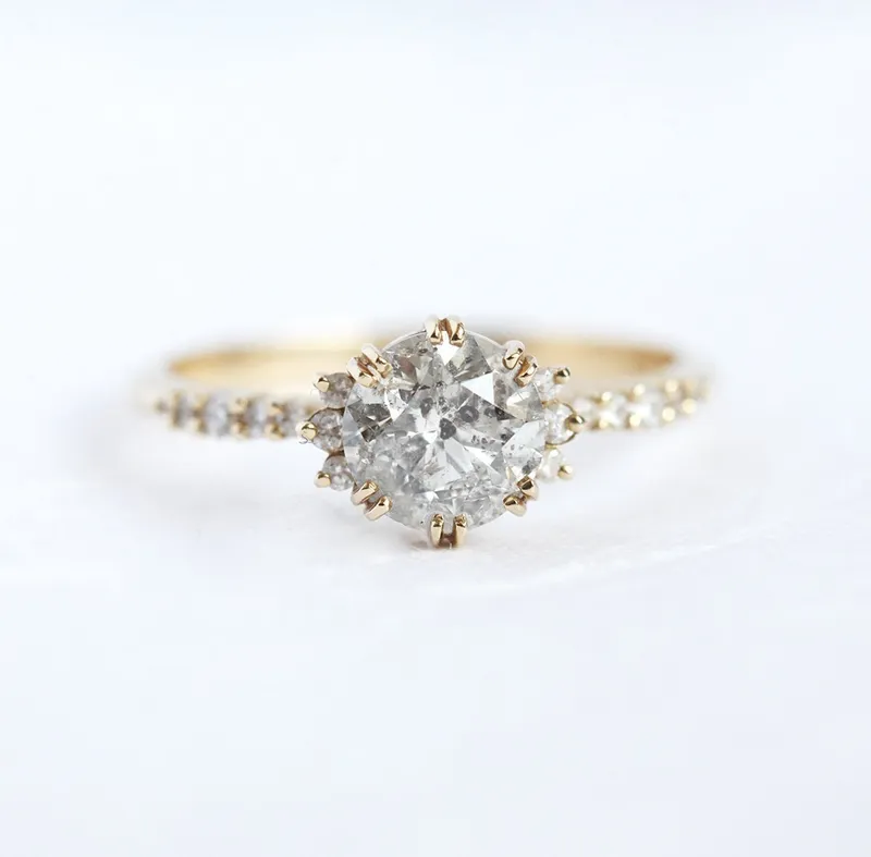 JASMINE ROUND DIAMOND CLUSTER RING vy 6