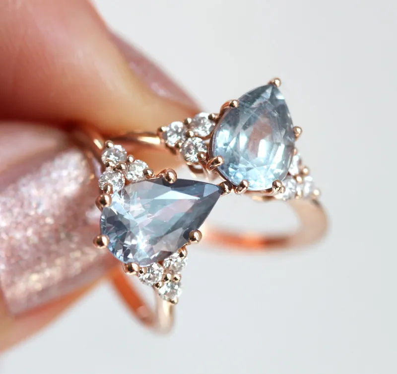Jeanie Sapphire Diamond Ring vy 4