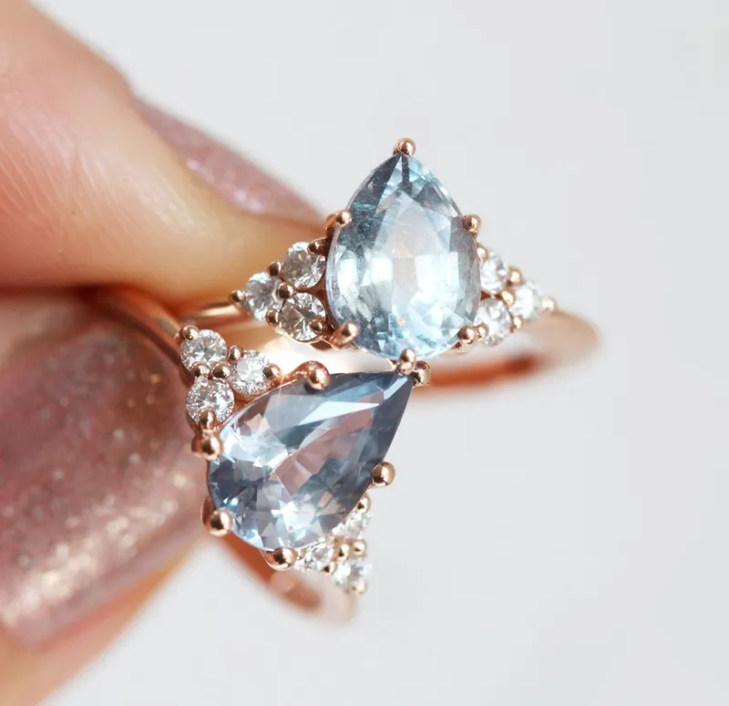 Jeanie Sapphire Diamond Ring vy 5