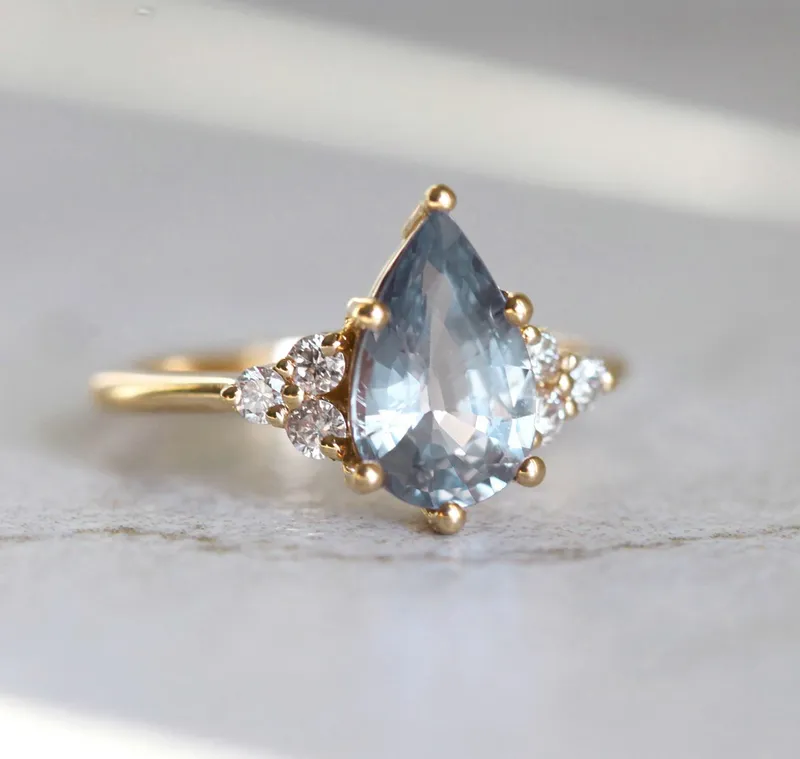 Jeanie Sapphire Diamond Ring vy 9