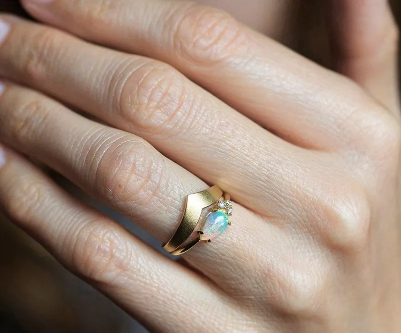 Joan Pear Opal Ring vy 4