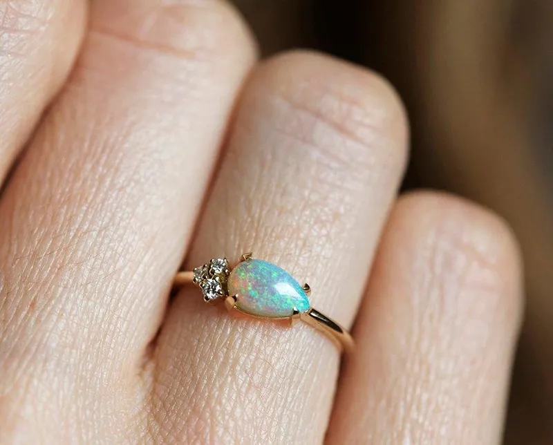Joan Pear Opal Ring vy 5