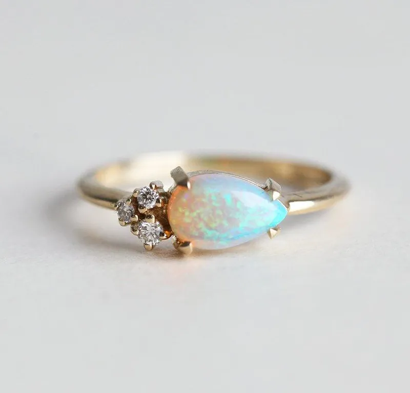 Joan Pear Opal Ring vy 7
