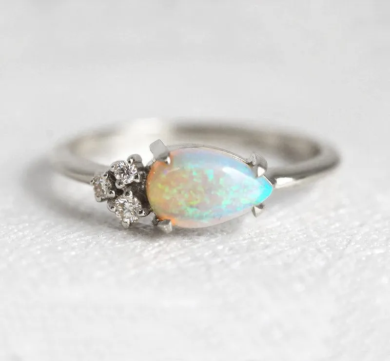 Joan Pear Opal Ring vy 9