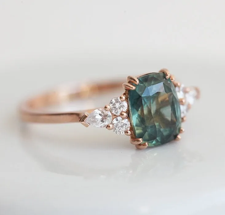 JUDY SAPPHIRE DIAMOND RING view 10