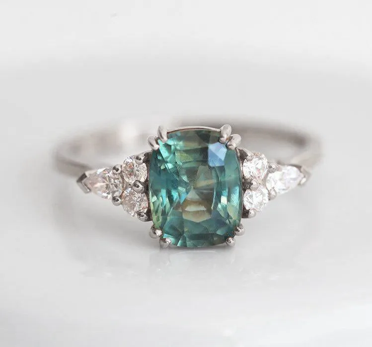 JUDY SAPPHIRE DIAMOND RING view 12