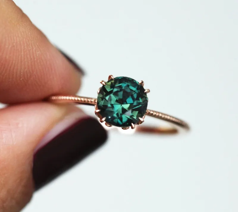 Julia Sapphire Ring view 2