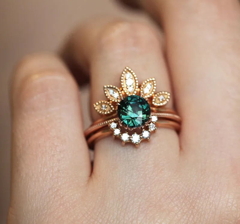 Julia Sapphire Ring view 3