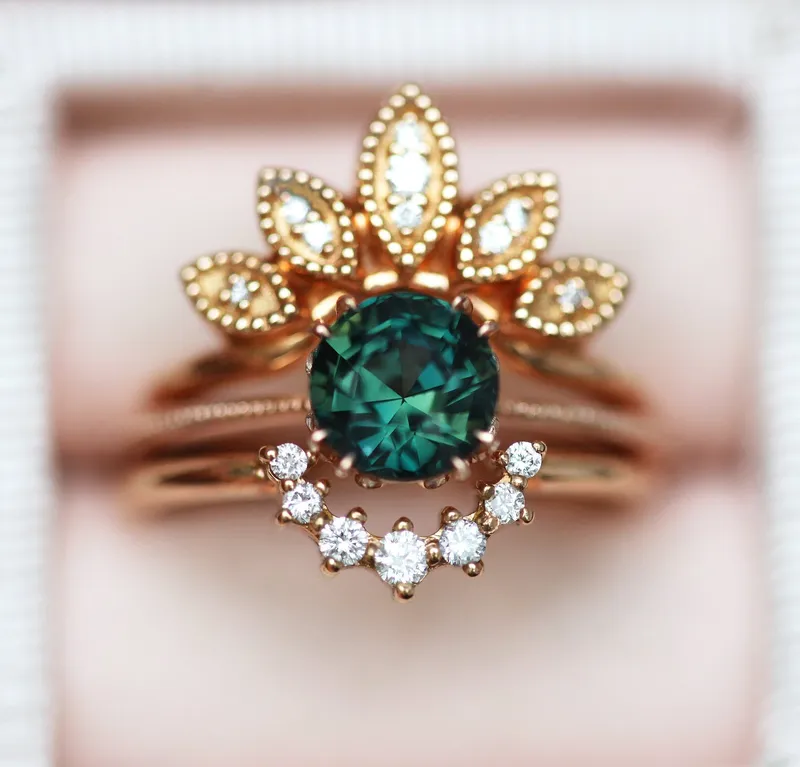 Julia Sapphire Ring view 4