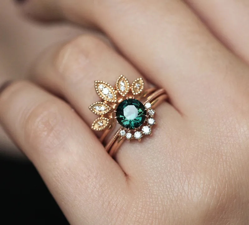 Julia Sapphire Ring view 5