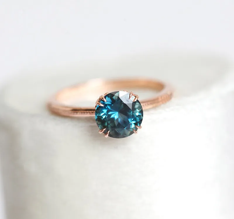 Julia Teal Sapphire Ring vy 11