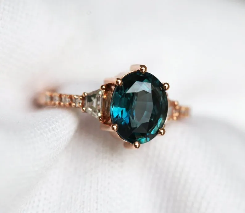 Kasia Sapphire Diamond Ring vy 2