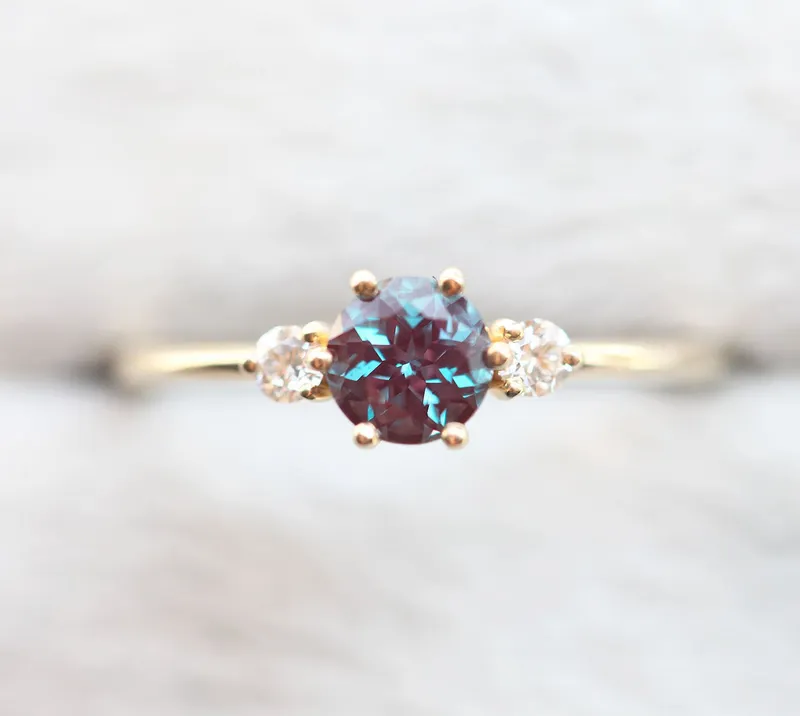 Kelly Alexandrite Ring vy 2