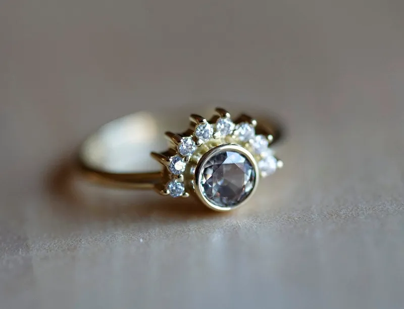 Kinsley Sapphire Diamond Ring view 4