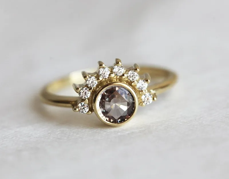 Kinsley Sapphire Diamond Ring view 5